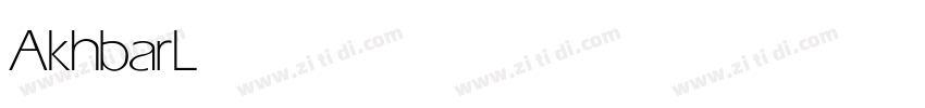 Akhbar Light字体转换 Akhbar Light字体转换